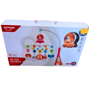 Huanger Baby Music Mobile - Rotating Hanging Toys with Soothing Lights & Melodies (0  Months)