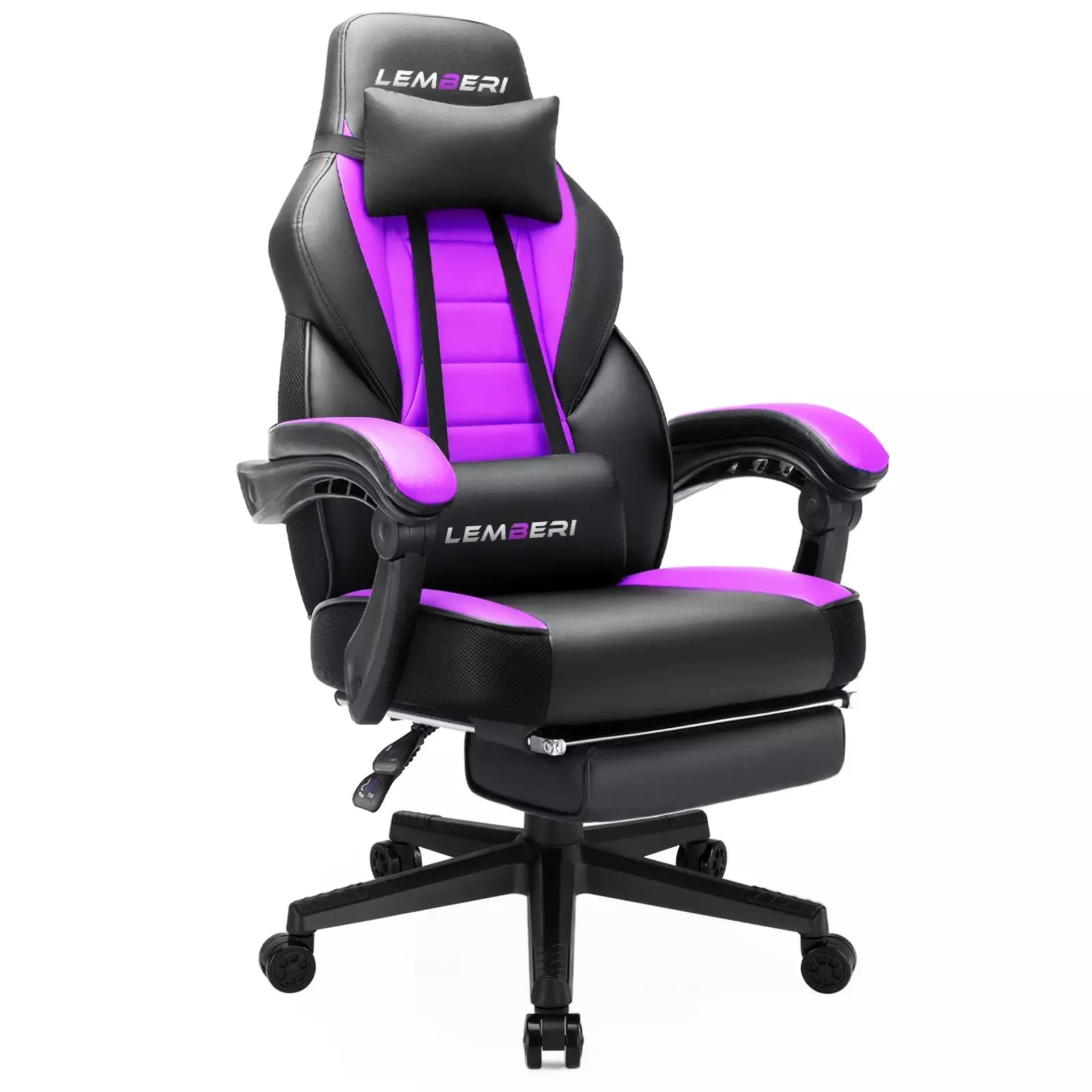 LEMBERI Big and Tall Heavy Duty PC Gaming Chair, Design for Big Guy LGC01