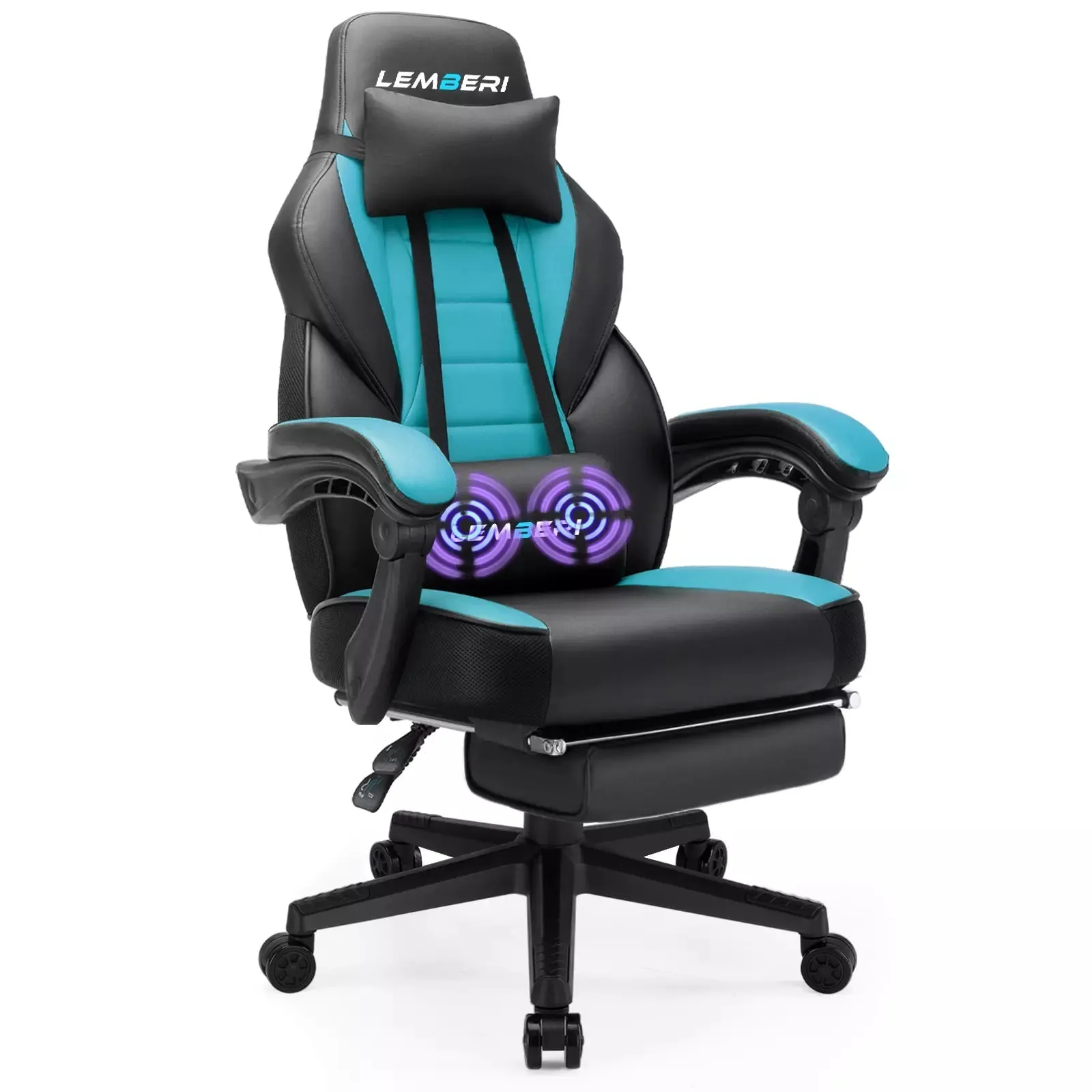 LEMBERI Big and Tall Heavy Duty PC Gaming Chair, Design for Big Guy LGC01