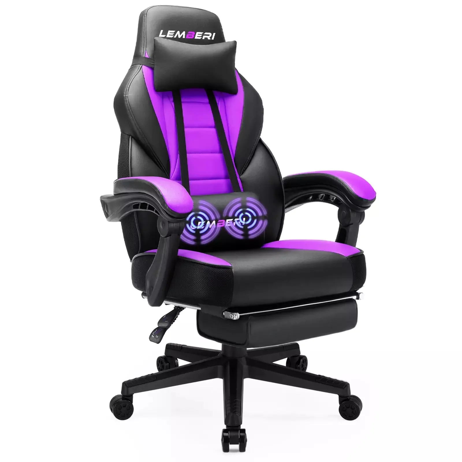 LEMBERI Big and Tall Heavy Duty PC Gaming Chair, Design for Big Guy LGC01