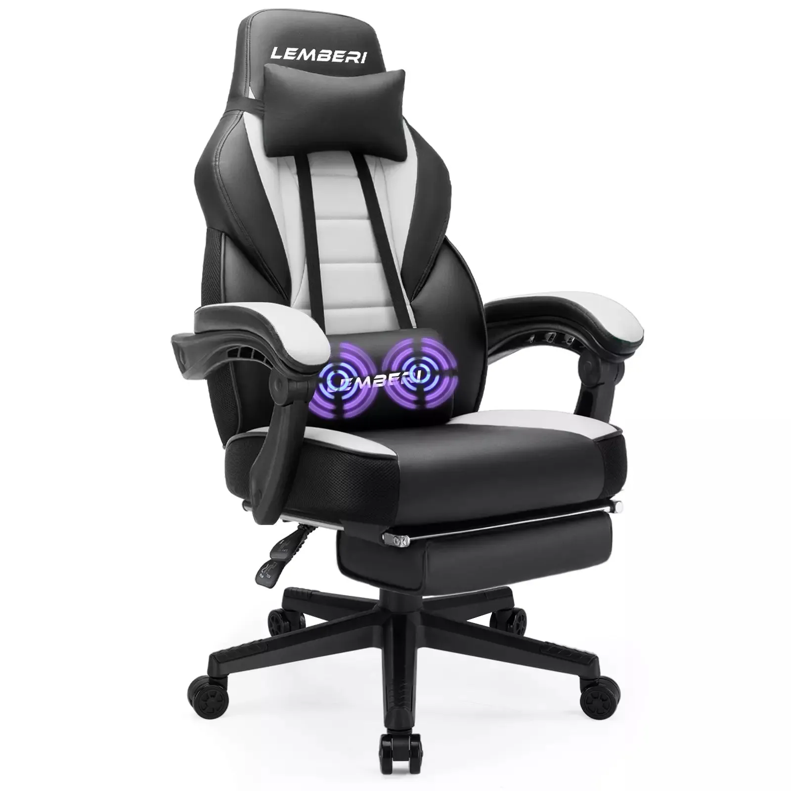 LEMBERI Big and Tall Heavy Duty PC Gaming Chair, Design for Big Guy LGC01