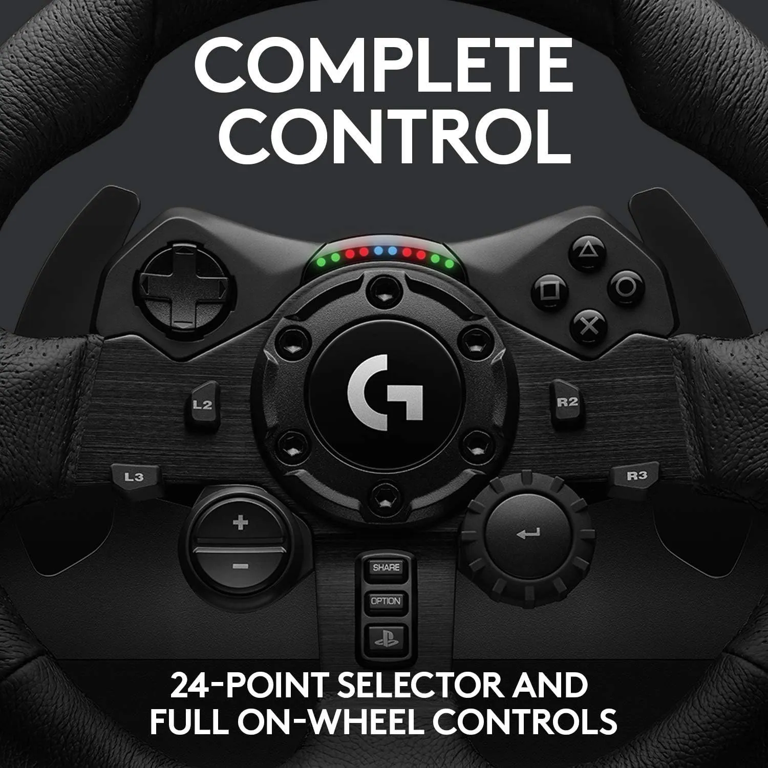 Logitech G923 Driving Force Racing Wheel   Pedals – Compatible with PS5, PS4, and PC