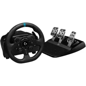 Logitech G923 Driving Force Racing Wheel   Pedals – Compatible with PS5, PS4, and PC