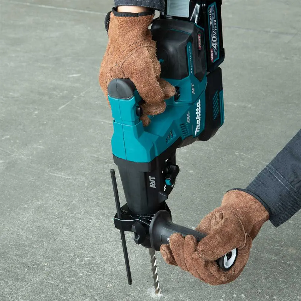 Makita HR001GM201 40V Max 4.0Ah 28mm SDS Plus Cordless Brushless AWS Rotary Hammer Drill Combo Kit