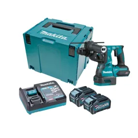 Makita HR001GM201 40V Max 4.0Ah 28mm SDS Plus Cordless Brushless AWS Rotary Hammer Drill Combo Kit