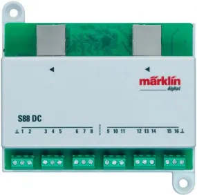 Marklin HO 60882 S 88 Decoder/Feedback Module for 2-Rail DC Layouts