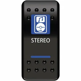 Moose Utility Stereo Rocker Switch (Blue)