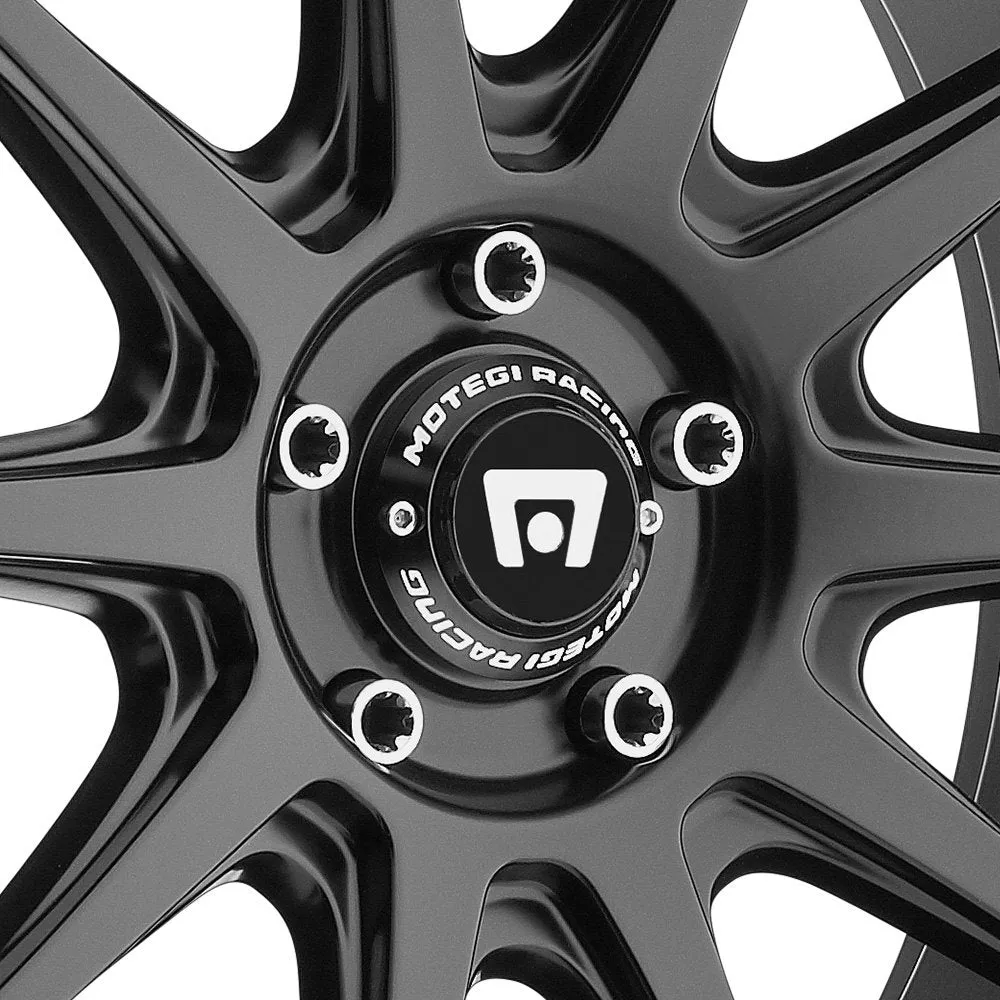 Motegi Racing MR127 Wheels (17x8 5x114.3  38) Satin Black