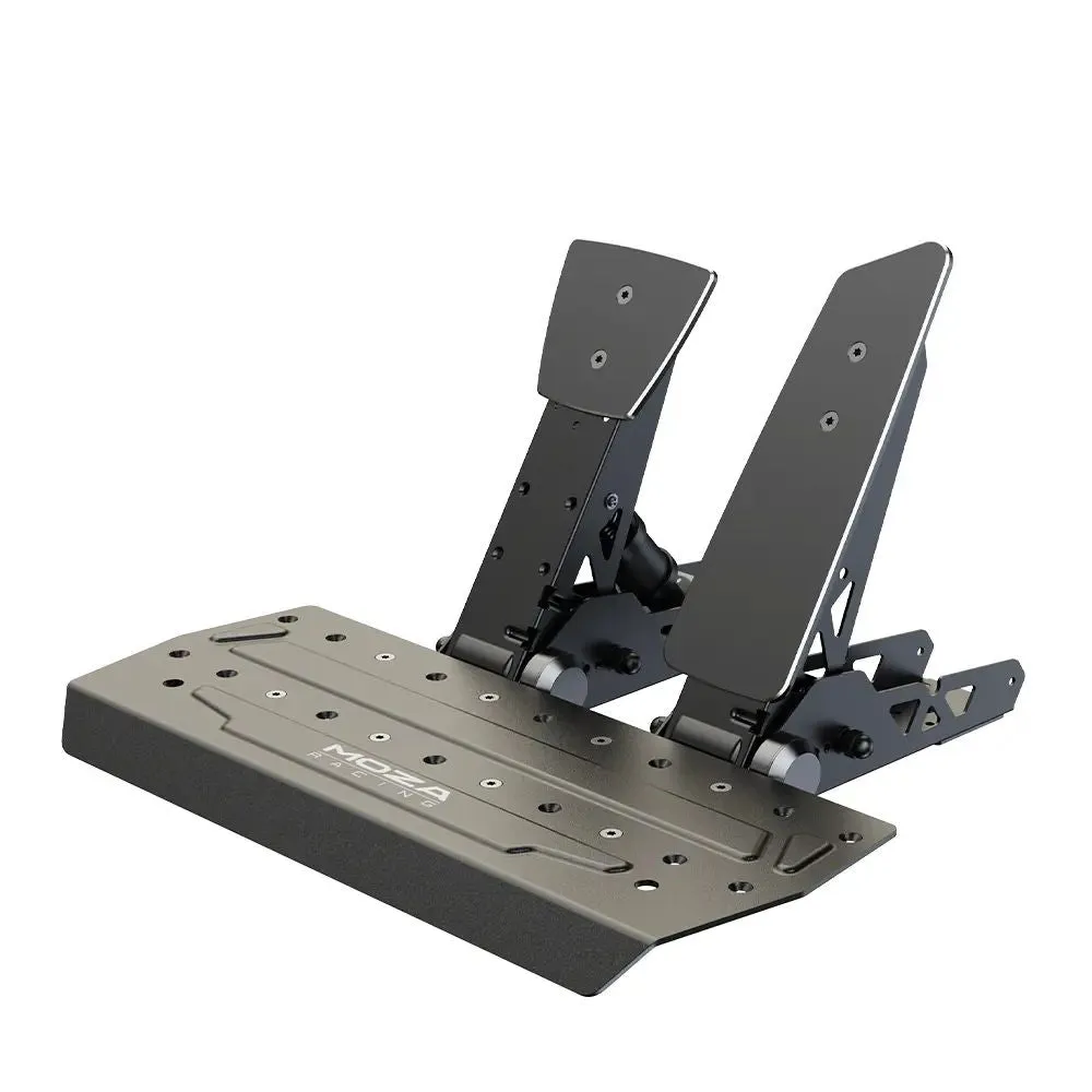Moza R12 steering wheel, steering wheel base   FSR Formula steering wheel   2 SR-P pedals, black