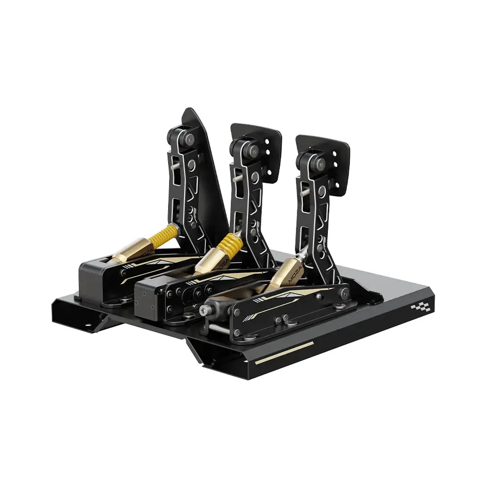Moza R12 steering wheel, steering wheel base   FSR Formula steering wheel   3 CRP pedals, black