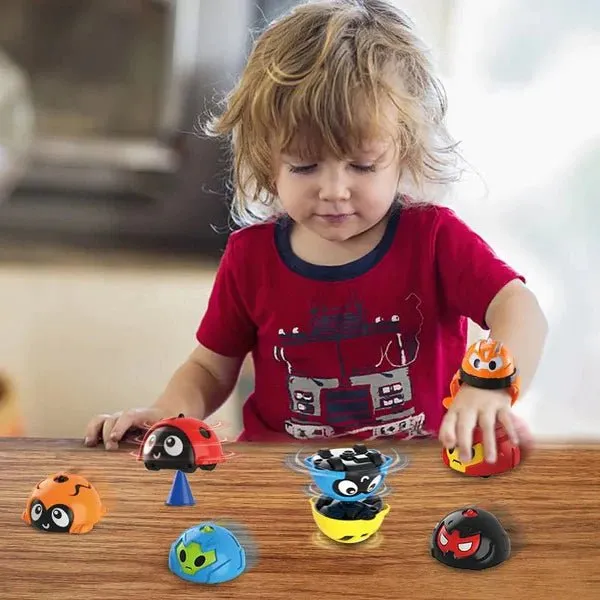 Multi-Function Ladybug 360° Rotating Spinning Gyro | Pack of 3
