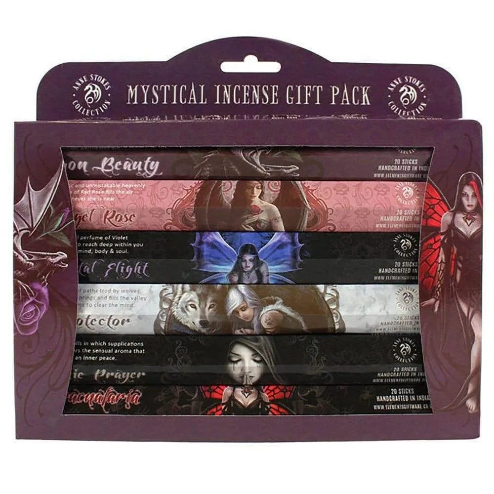 Mystical Incense Stick Gift Pack by Anne Stokes 120 Sticks
