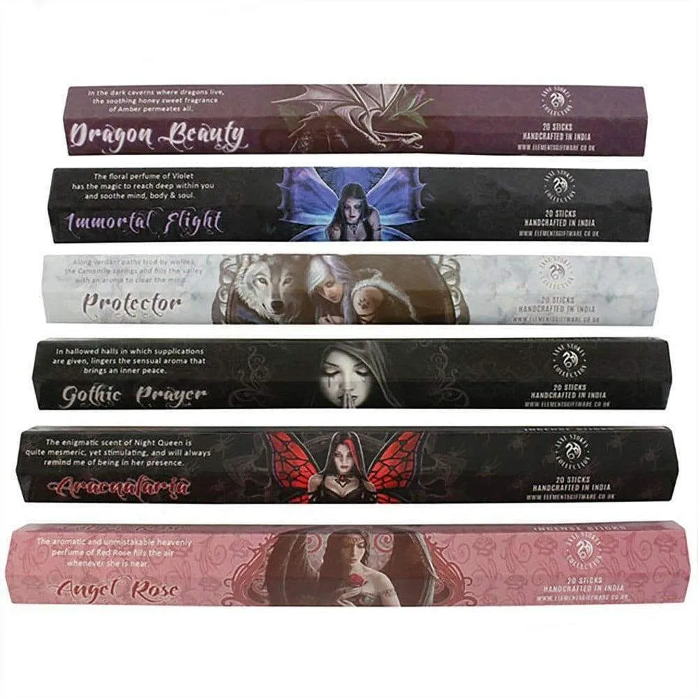 Mystical Incense Stick Gift Pack by Anne Stokes 120 Sticks