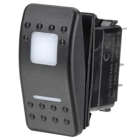 Narva 63158BL 12/24V Off/On LED Illuminated Sealed Rocker Switch (Red)