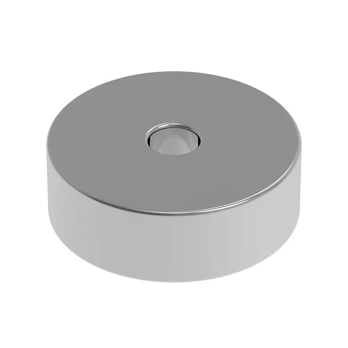 Neodymium Magnet N52 Round Shape With Shaft Hole Height 2mm 4 Sizes