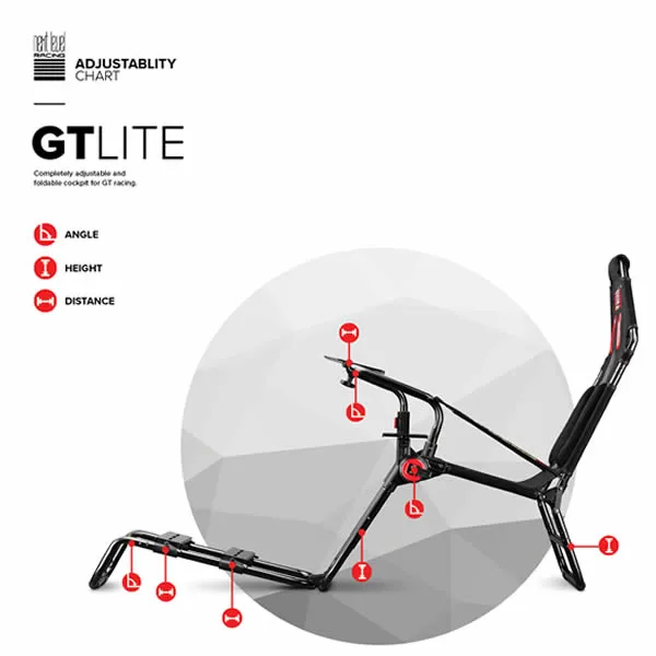 Next Level Racing GT Lite Foldable Simulator Cockpit