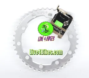 Origin8  Chainring, 42T 135mm / 144mm Aluminum Sliver  SIngle Speed 1/2x1/8 - Live 4 Bikes