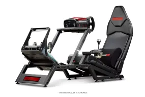 Racing Simulator Cockpit.Racing Simulator Cockpit Compatible with Thrustmaster, Fanatec, Moza Racing on PC, Xbox and PS