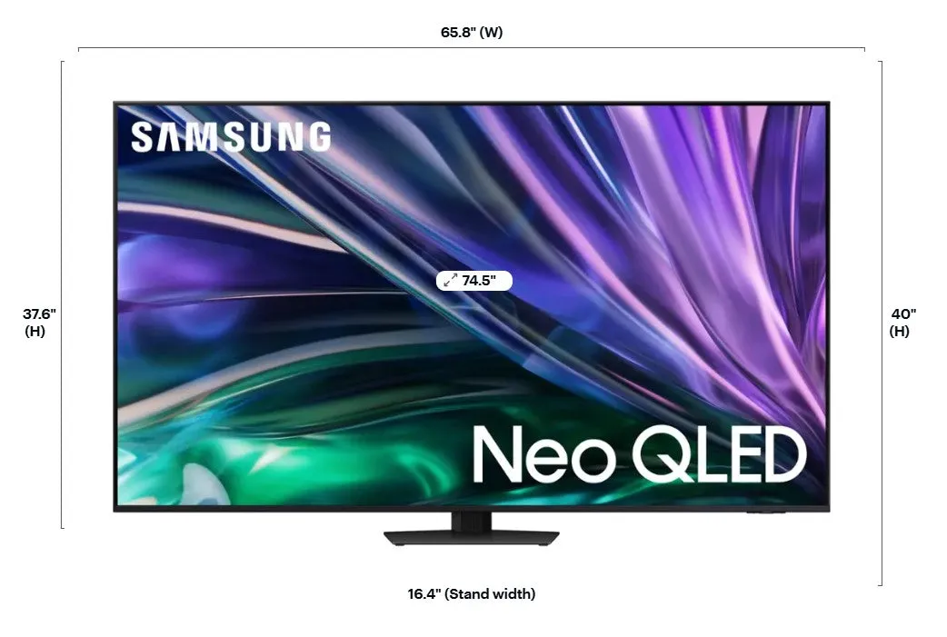 Samsung 75” Class QN85D Series NEO QLED 4K Smart Tizen TV