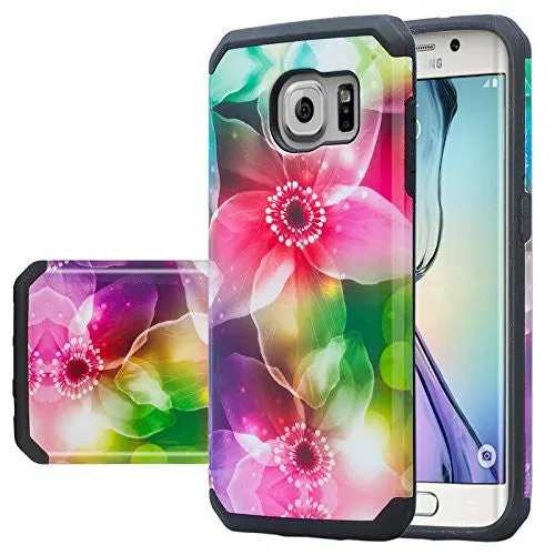 Samsung Galaxy S7 Case, Hybrid Dual Layer Armor[Impact/Shock Resistant] Case for Galaxy S7 - Lily Pedals
