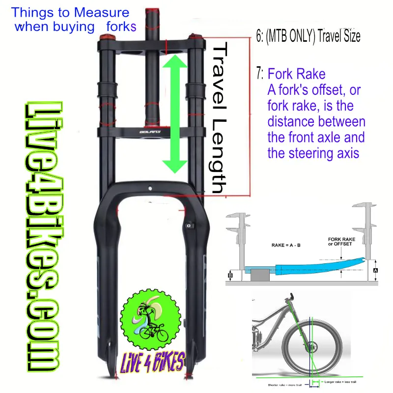 Se Racing Landing Gear Threadless 29 in  1 1/8 Black -Live4Bikes