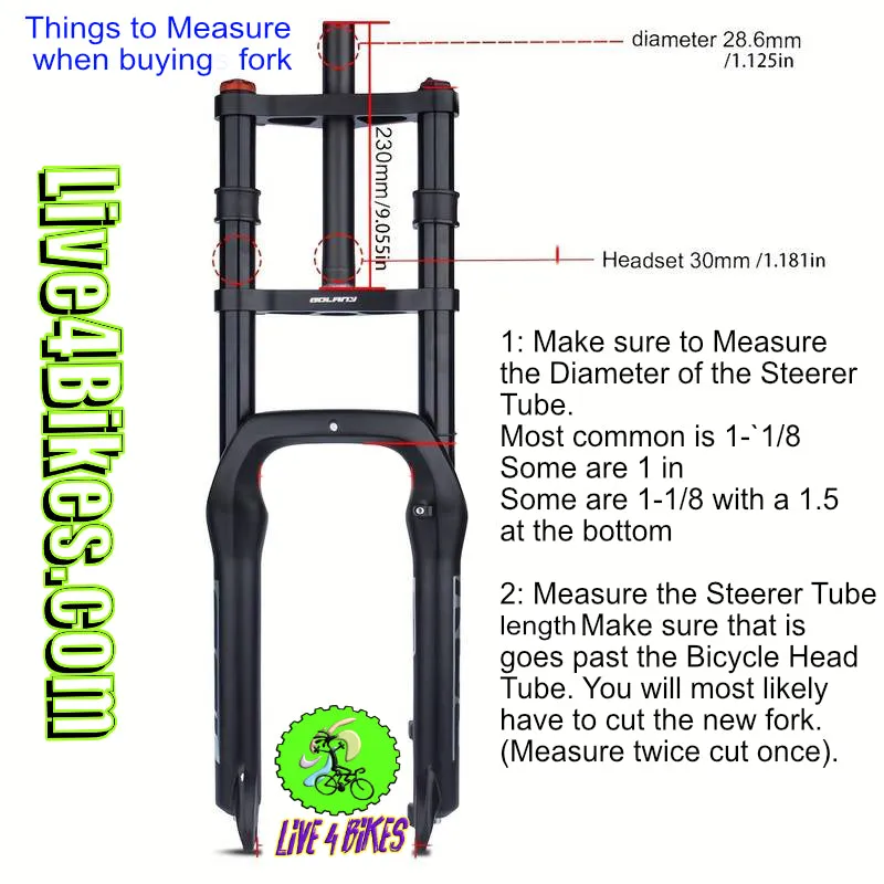 Se Racing Landing Gear Threadless 29 in  1 1/8 Black -Live4Bikes