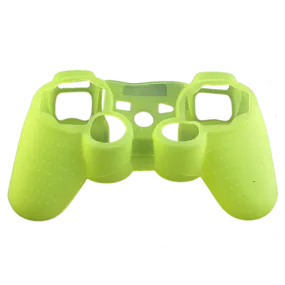 Silicone Cover For PS3 Controller Skin Case Neon Yellow