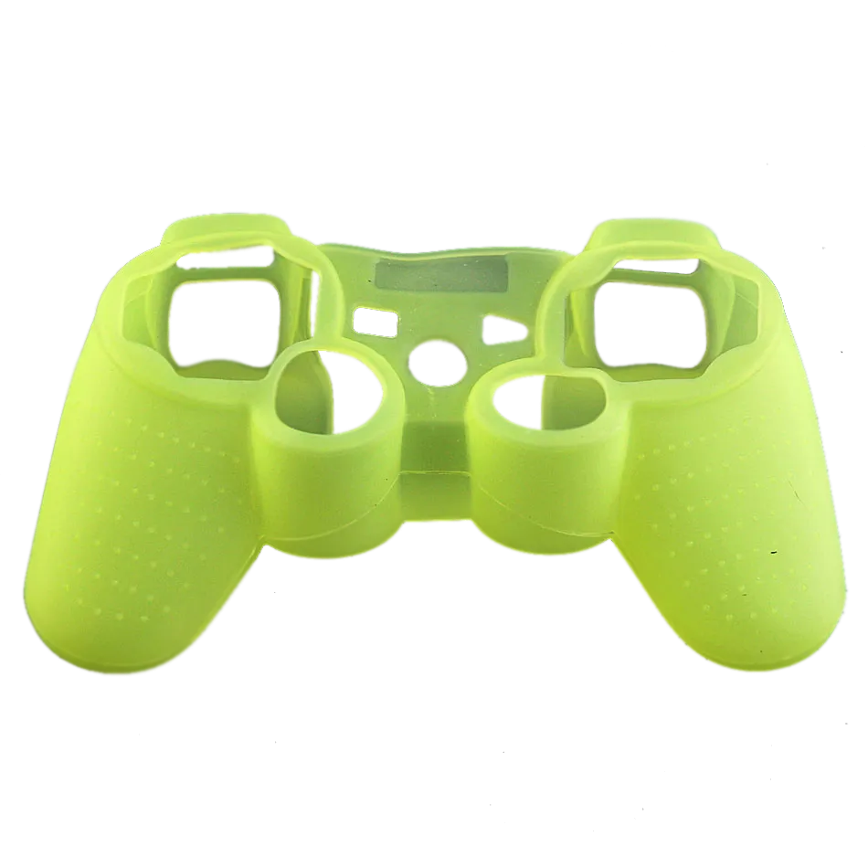 Silicone Cover For PS3 Controller Skin Case Neon Yellow