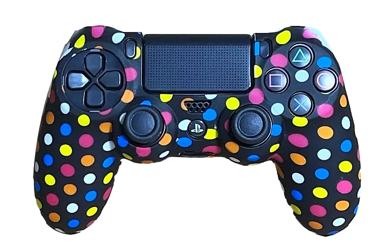 Silicone Cover For PS4 Controller Case Skin Cool Designs Extra Grip Customised