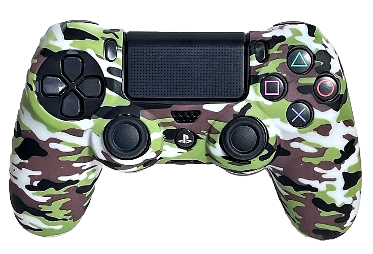Silicone Cover For PS4 Controller Case Skin Cool Designs Extra Grip Customised