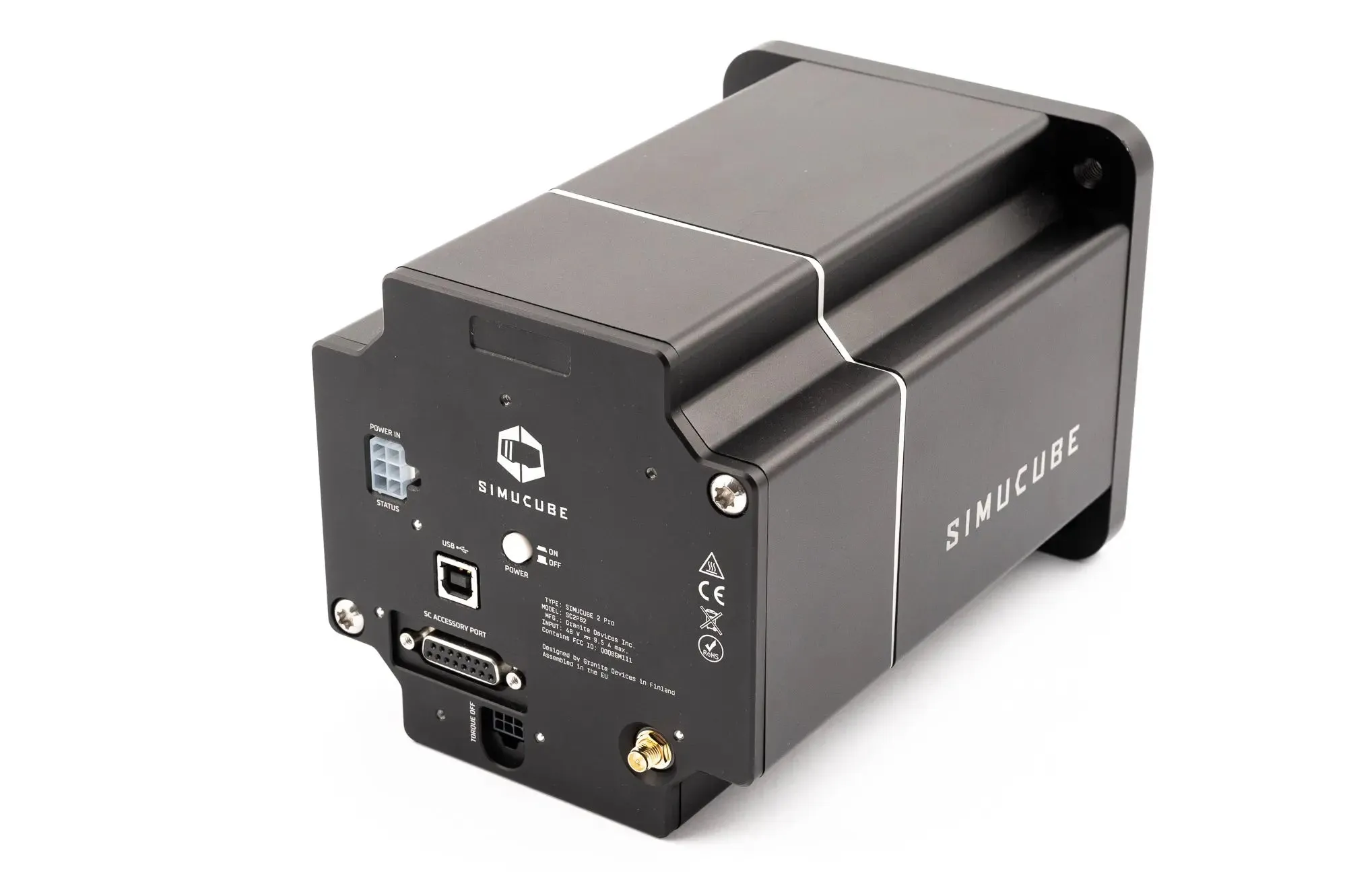 Simucube 2 Pro Direct Drive Wheel Base (Revision 2, Single Power Supply) - Now with FREE Shipping!