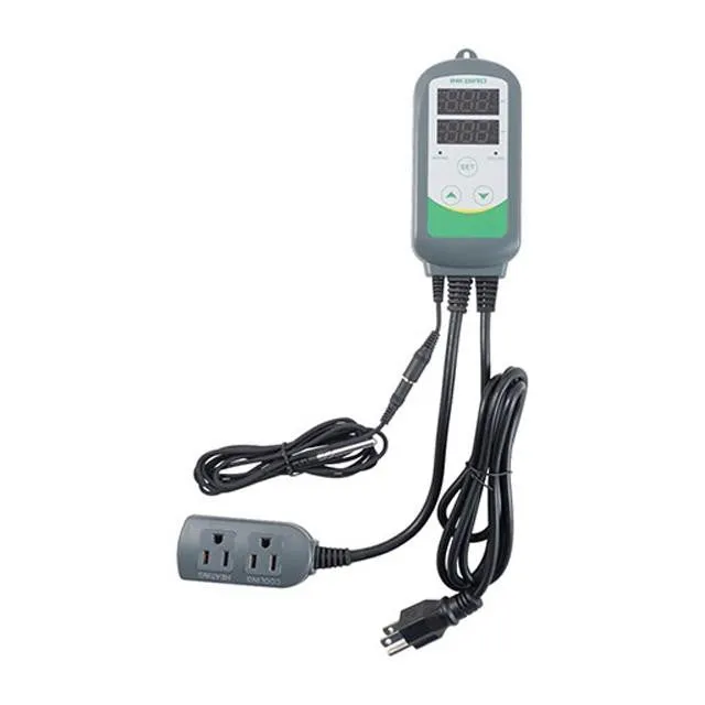 Temperature Controller, Dual Stage, Digital Refrigerator Thermostat  (Inkbird)