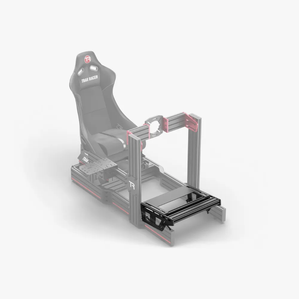 Trak Racer TR-One Adjustable Gen2 Pedal Mounting System including Mounting Profile and Heel Rest