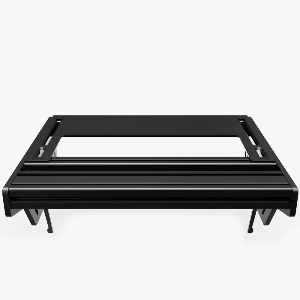 Trak Racer TR-One Adjustable Gen2 Pedal Mounting System including Mounting Profile and Heel Rest