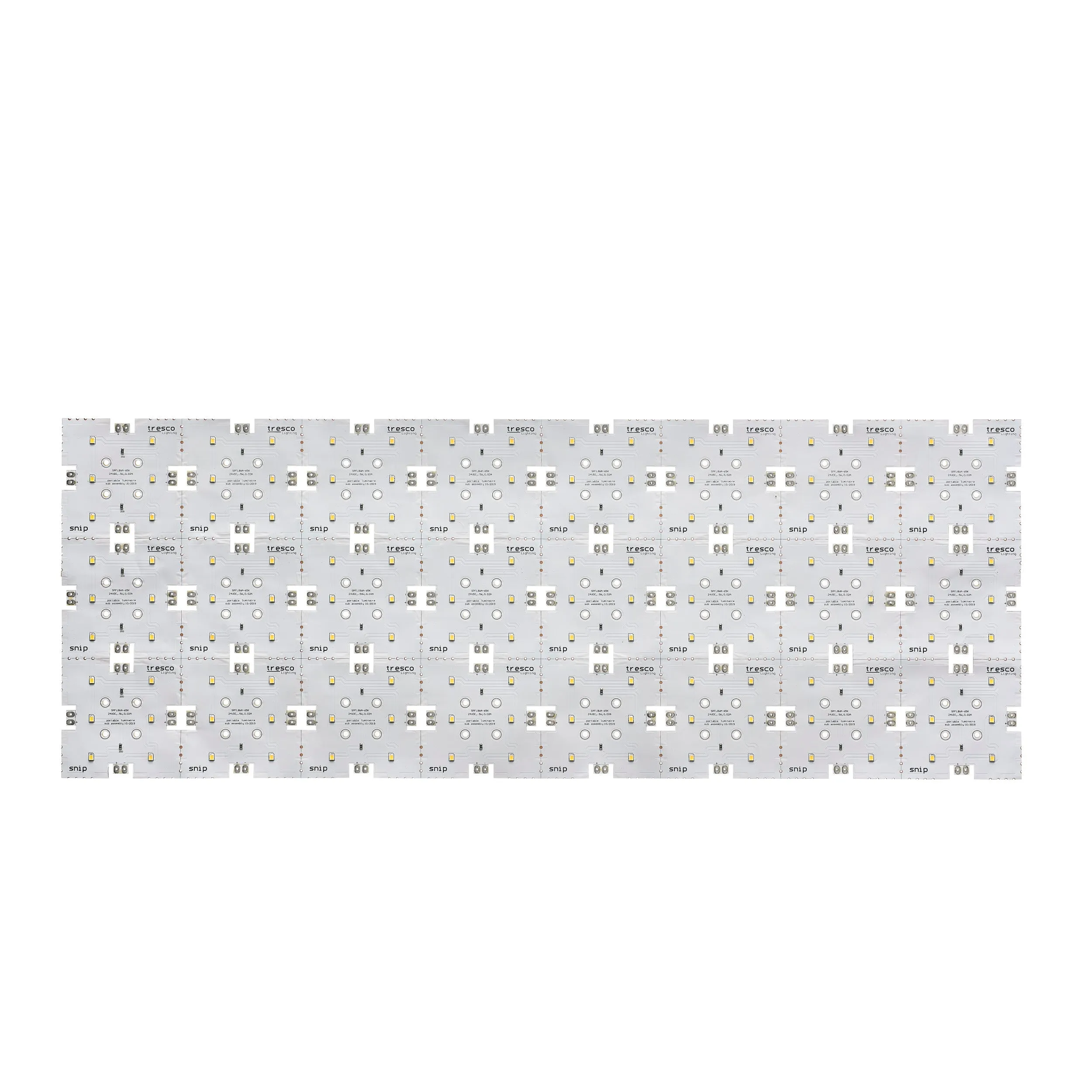 Tresco 24VDC 8W/SQFT 1.5SQFT 6500K SNIP PANEL L-SPFL8WA-65K-1