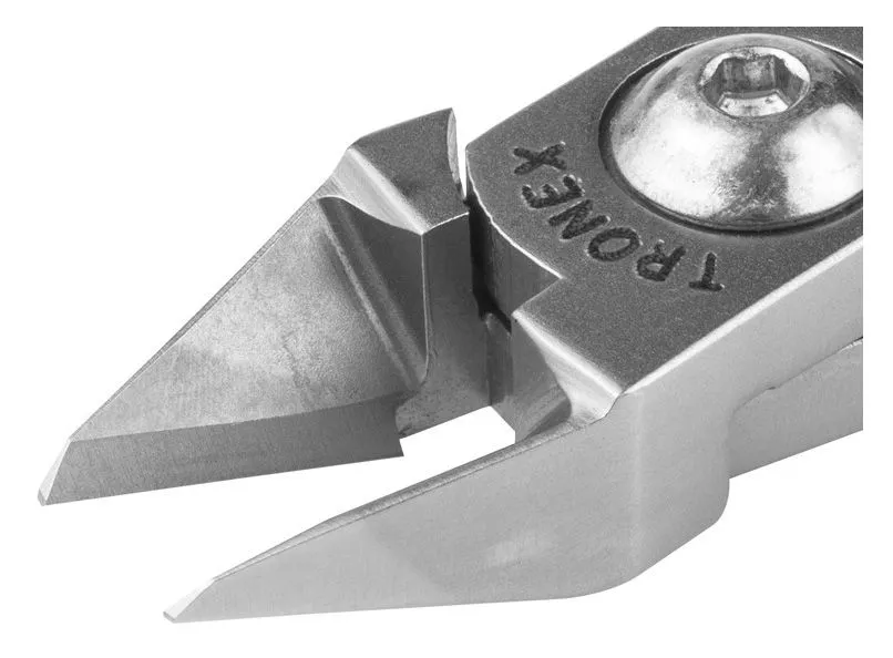 Tronex 7712 Extra Long Large Tapered Head Flush Carbon Steel Cutter with Long Ergonomic Handles, 5.7" OAL