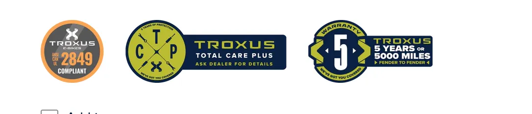 Troxus Trax Lightweight Commuter Electric Bike