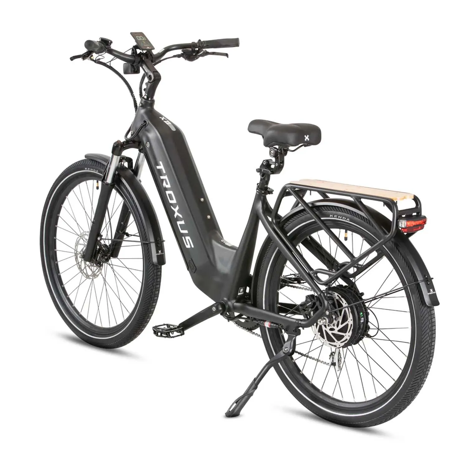 Troxus Trax Plus  Step Thru 27.5" Tire, eBike, 750 Watt, Black, Medium