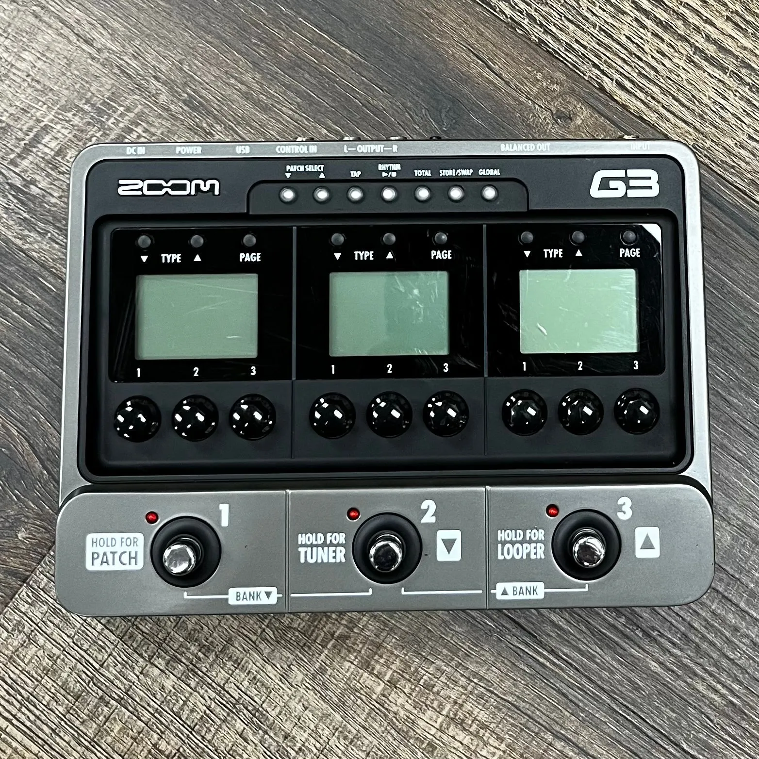 Used Zoom G3 Multi-Effect and Amp Simulator Pedal TFW488