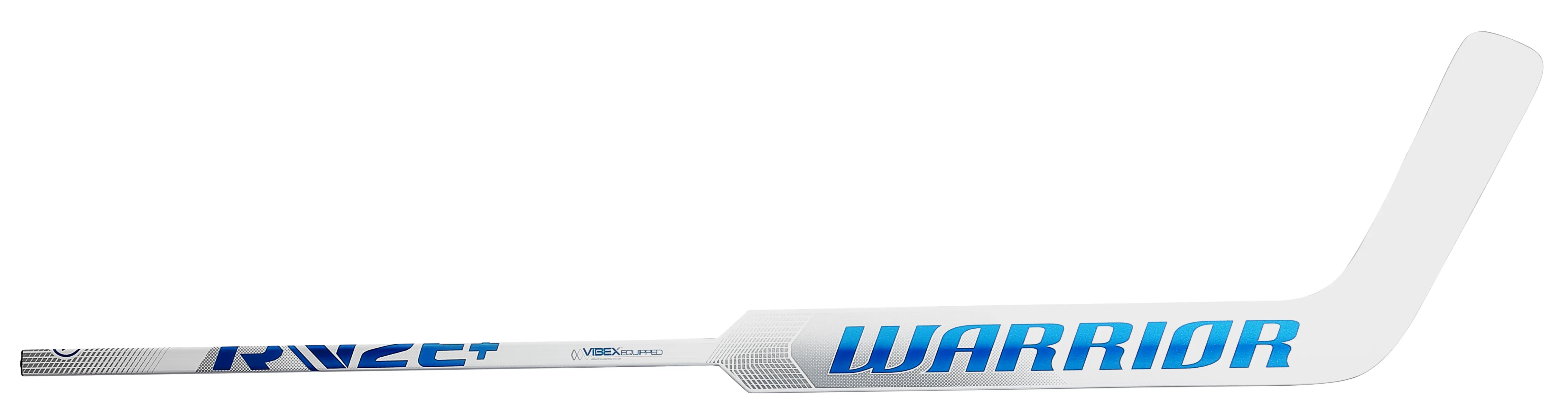 Warrior Ritual V2 E  Senior Goalie Stick (White/Royal)