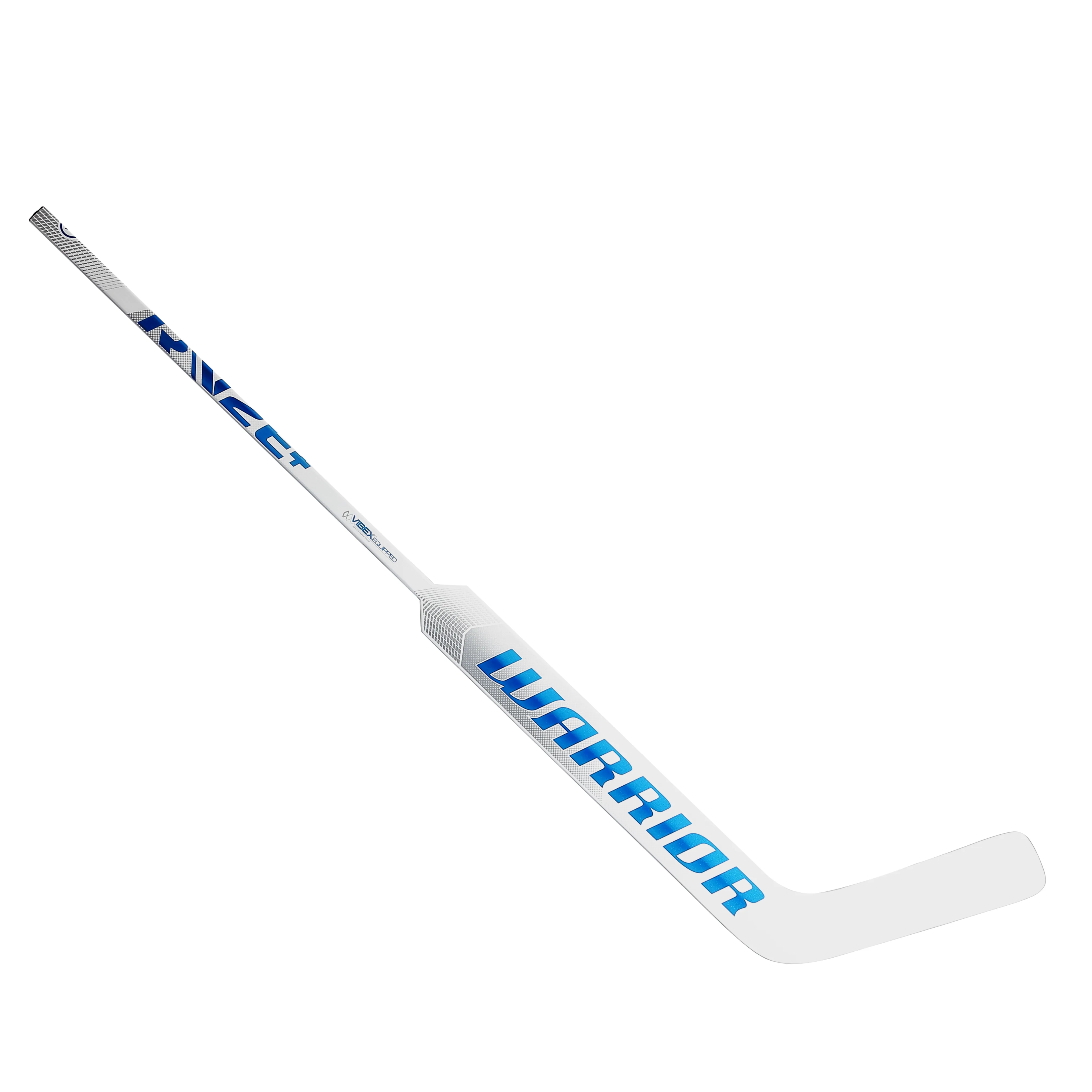 Warrior Ritual V2 E  Senior Goalie Stick (White/Royal)