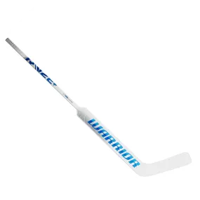 Warrior Ritual V2 E  Senior Goalie Stick (White/Royal)