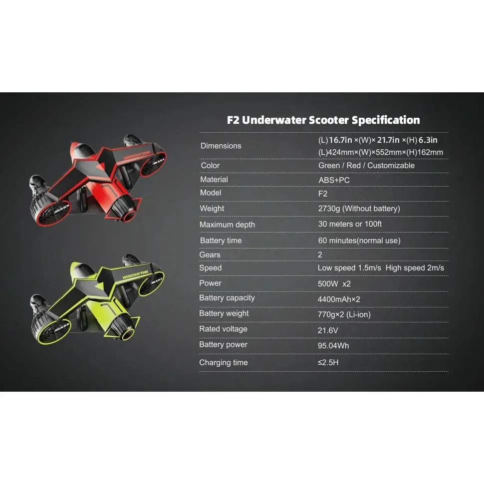 Waterhythm F2 Underwater Scooter