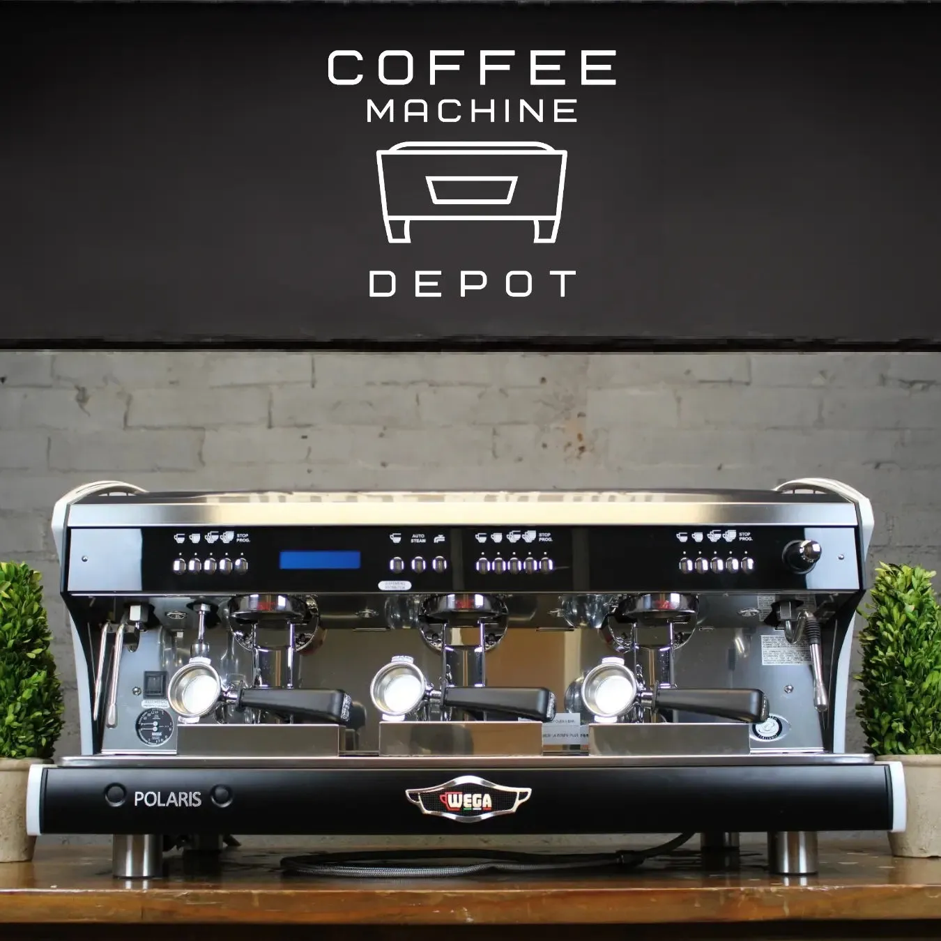 Wega Polaris Xtra Auto Steam EVD 3 Group Commercial Espresso Machine (Brand New)