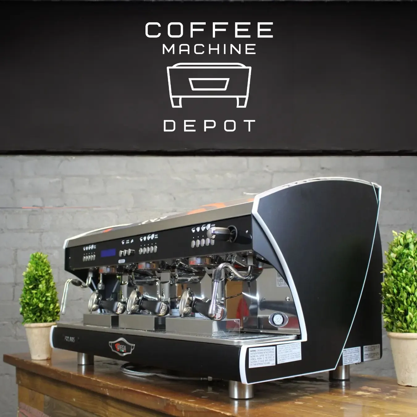 Wega Polaris Xtra Auto Steam EVD 3 Group Commercial Espresso Machine (Brand New)