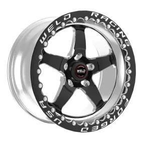 Weld Racing S71 Beadlock 15x10 / 5x120mm BP / ET51 / 7.5in. BS Black Wheel (Medium Pad)