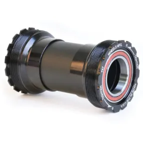 Wmfg T47 Bb,W/Ac Bearings, Int For 22/24Mm Sram, Blk T47 Inboard Bearing Bottom Bracket Wheels Mfg. Bottombrac